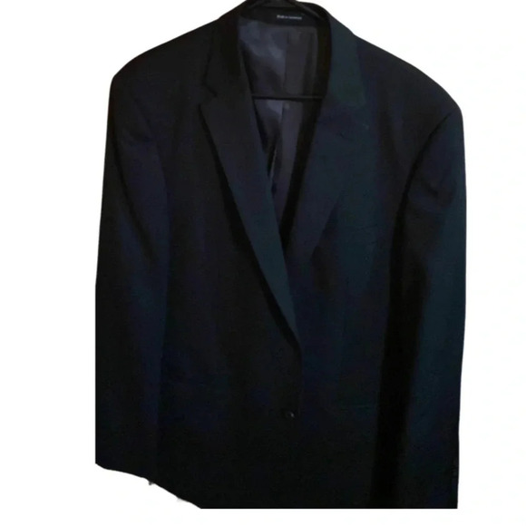 Pronto Uomo Men's Suit Jacket Black 100% Wool Size 44L - Picture 2 of 6